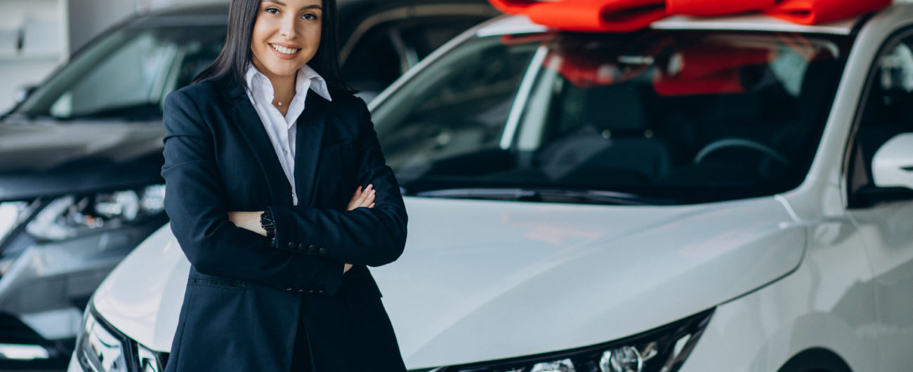 Auto entrega con moño