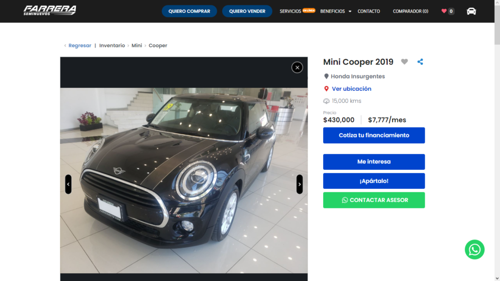 Mini Cooper 2019